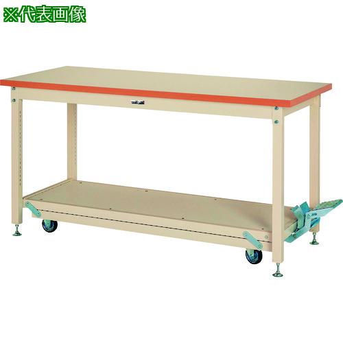 ■ヤマテック 重量作業台 ワークテーブル ペダル移動タイプ メラミン天板 W1800×D750×H922mm ヤマテックアイボリー〔品番:SXMPH1875II〕【1202652:0】[法人・事業所限定][外直送元][店頭受取不可]