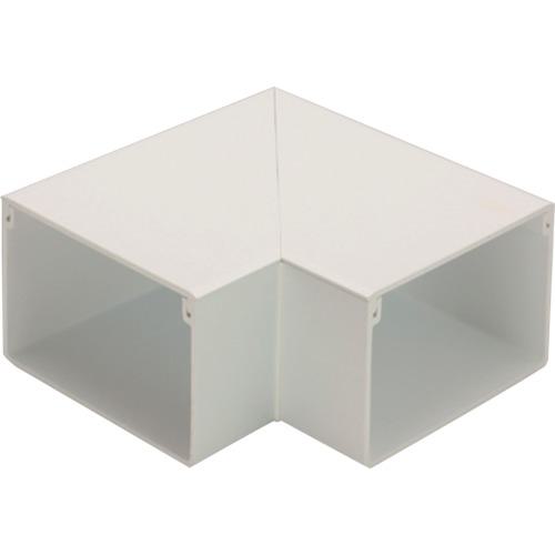■マサル エムケーダクト付属品 平面マガリ 5号 クリーム〔品番:MDM155〕【1205110:0】[送料別途見積り][掲外取寄][店頭受取不可]