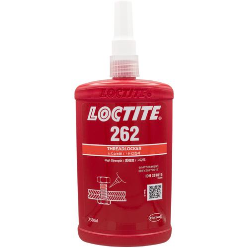 ■ロックタイト ねじゆるみ止め用接着剤 高強度 262 250ml〔品番:262250〕【1211749:0】[店頭受取不可]