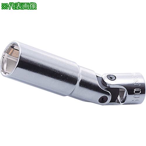 ■Ko-ken 9.5mm差込 ユニバーサルプラグソケット(クリップ付) 18mm〔品番:3340C18〕【1216720:0】[送料別途見積り][掲外取寄][店頭受取不可]