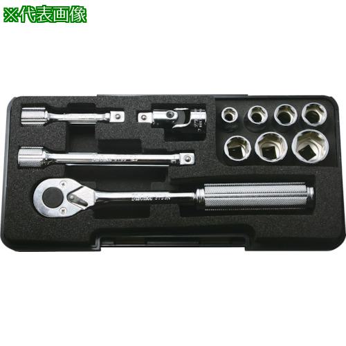 ■Ko-ken 9.5mm差込 ソケットセット 11ヶ組〔品番:P3262M6P〕【1216739:0】[送料別途見積り][掲外取寄][店頭受取不可]