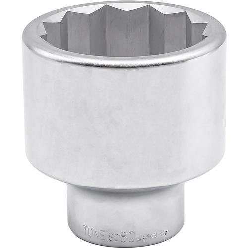 ■TONE ソケット(12角) 80mm〔品番:8D80〕【1223593:0】[店頭受取不可]