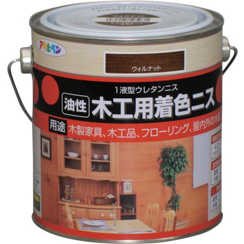 ■アサヒペン 木工用着色ニス 0.7L ウォルナット《6缶入》〔品番:525031〕【1228091×6:0】[送料別途見積り][掲外取寄][店頭受取不可]