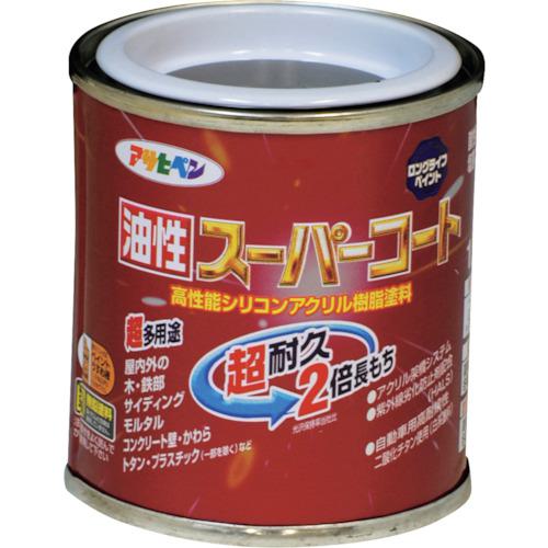 ■アサヒペン 油性スーパーコート 1/12L グレー《12缶入》〔品番:541383〕【1228128×12:0】[送料別途見積り][掲外取寄][店頭受取不可]