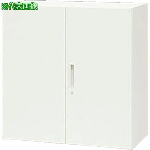 ■NAIKI 収納庫 CW型 両開き書庫 899×450×900〔品番:CW0909KWW〕【1235226:0】[送料別途見積り][法人・事業所限定][外直送][店頭受取不可]