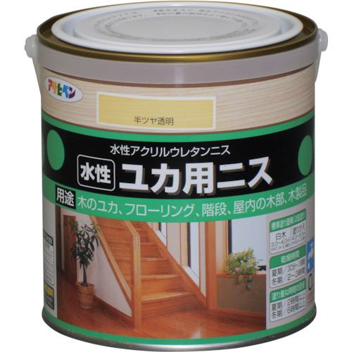 ■アサヒペン 水性ユカ用ニス 0.7L 半ツヤ透明《6缶入》〔品番:442178〕【1239357×6:0】[送料別途見積り][掲外取寄][店頭受取不可]