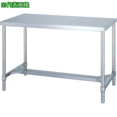 ■シンコー ステンレス作業台(H方枠タイプ・SUS430) 900×450×800〔品番:WH9045〕【1239683:0】[法人・事業所限定][外直送元][店頭受取不可]