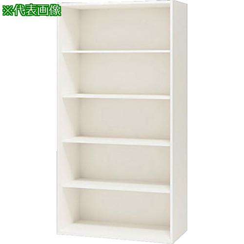 ■NAIKI 収納庫 CW型 オープン書庫 W800×D450×H2100〔品番:CW0821NW〕【1239963:0】[送料別途見積り][法人・事業所限定][外直送][店頭受取不可]