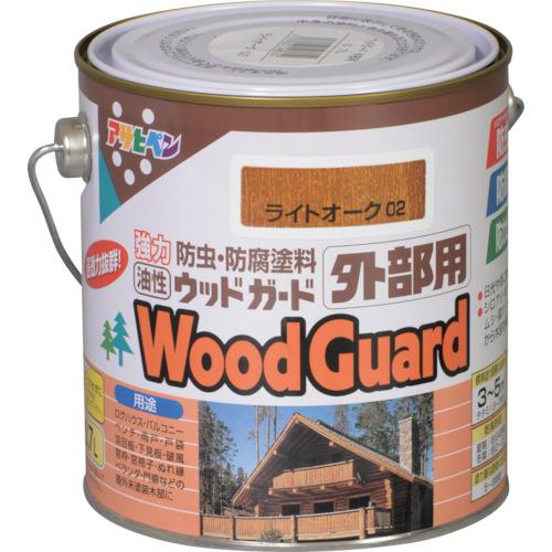 ■アサヒペン ウッドガード外部用 0.7L ライトオーク《6缶入》〔品番:546050〕【1242518×6:0】[送料別途見積り][掲外取寄][店頭受取不可]