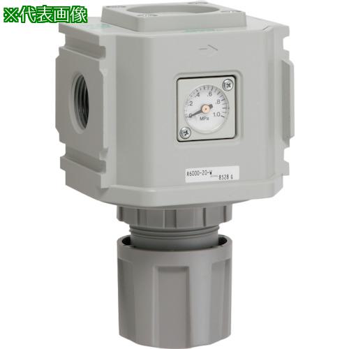 ■CKD リバースレギュレータ 白色シリーズ〔品番:R610025W〕【1242656:0】[送料別途見積り][店頭受取不可]