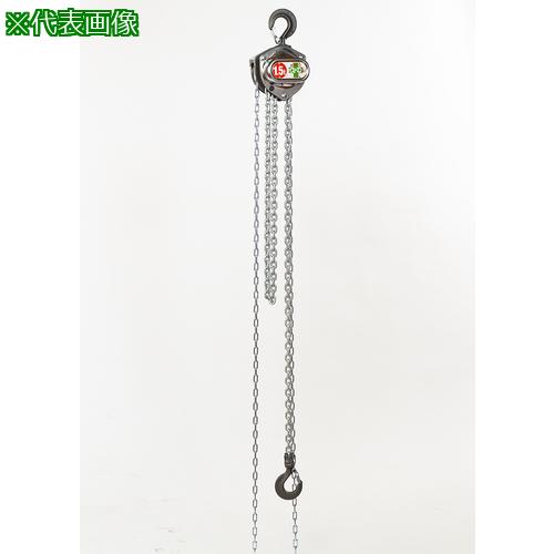 ■象印 ホイストマン トルコン機能付チェーンブロック1.5t・2.5m〔品番:HM301525〕【1242822:0】[店頭受取不可]｜ホームセンターバロー　店