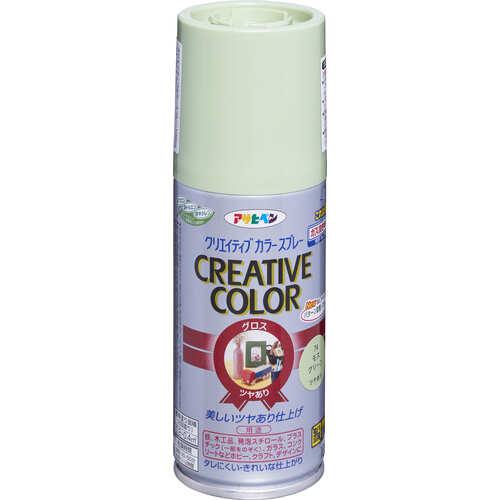 ■アサヒペン クリエイティブカラースプレー 100ML 74モスグリーン《6本入》〔品番:504524〕【1244076×6:0】[送料別途見積り][掲外取寄][店頭受取不可]