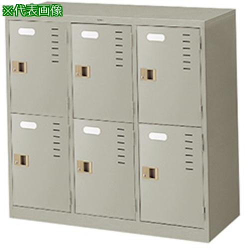 ■NAIKI スクールロッカー(6人用)〔品番:SL6KNAW〕【1244772:0】[送料別途見積り][法人・事業所限定][外直送][店頭受取不可]｜ホームセンターバロー　店