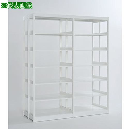 ■NAIKI 複柱書架〔品番:NTMDR76DW〕【1246339:0】[送料別途見積り][法人・事業所限定][外直送][店頭受取不可]