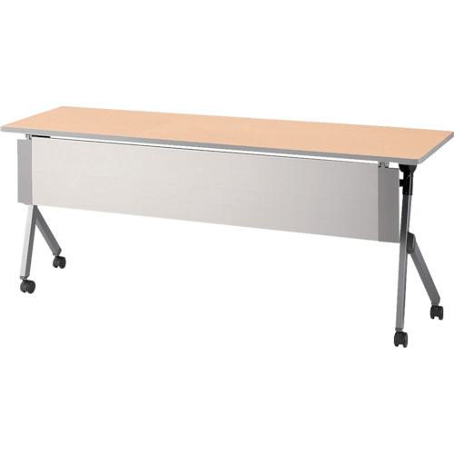 ■NAIKI 会議用テーブル〔品番:KUY1860PSW〕【1247840:0】[送料別途見積り][法人・事業所限定][外直送][店頭受取不可]