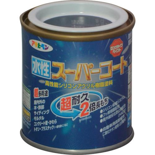 ■アサヒペン 水性スーパーコート 1/12L なす紺《12個入》〔品番:411501〕【1248743×12:0】[送料別途見積り][掲外取寄][店頭受取不可]