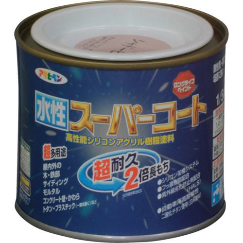 ■アサヒペン 水性スーパーコート 1/5L シャドーピンク《6個入》〔品番:412331〕【1250299×6:0】[送料別途見積り][掲外取寄][店頭受取不可]