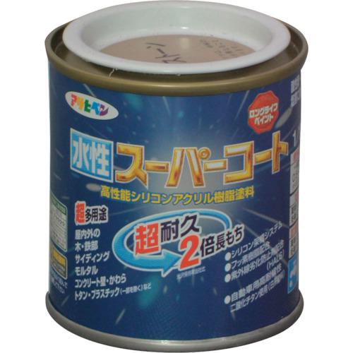 ■アサヒペン 水性スーパーコート 1/12L サンドストーン《12個入》〔品番:411372〕【1250317×12:0】[送料別途見積り][掲外取寄][店頭受取不可]