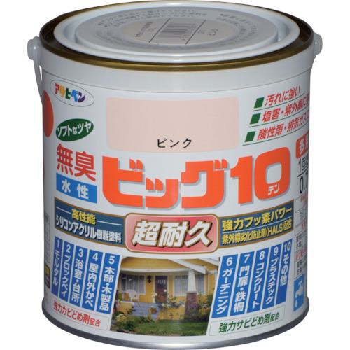 ■アサヒペン 水性ビッグ10多用途 0.7L ピンク《6缶入》〔品番:433077〕【1251986×6:0】[送料別途見積り][掲外取寄][店頭受取不可]