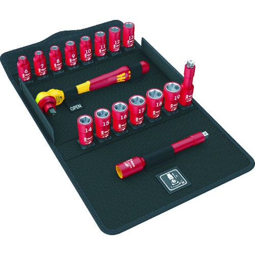 ■Wera 8100SB VDE 絶縁ソケットレンチセット〔品番:004970〕【1256398:0】[店頭受取不可]