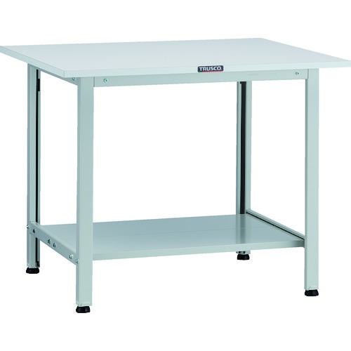 ■TRUSCO 軽荷重作業台(200kg)AO型 900X750XH740 下棚2枚付 ホワイト色〔品番:AO0975LT2〕【1259127:0】[法人・事業所限定][直送元][店頭受取不可]