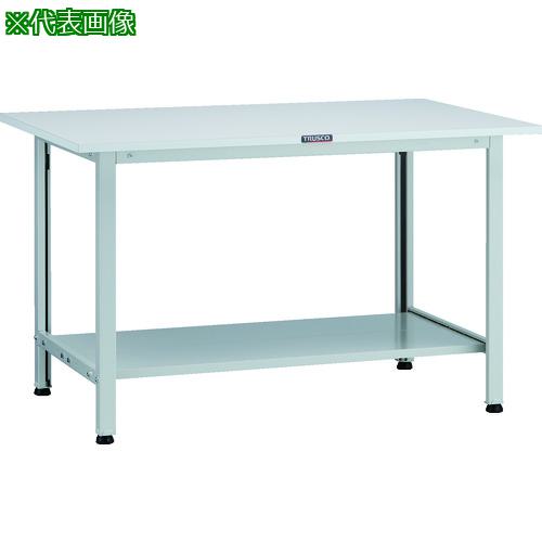 ■TRUSCO 軽荷重作業台(200kg)AO型 1200X600XH740 下棚2枚付 ホワイト色〔品番:AO1260LT2〕【1259134:0】[法人・事業所限定][直送元][店頭受取不可]