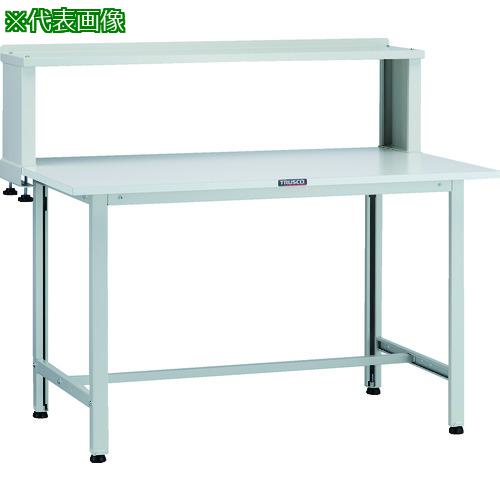■TRUSCO 軽荷重作業台(200kg)AO型 1200X600XH1044(全高) 上棚付 ホワイト色〔品番:AO1260YURB〕【1259137:0】[法人・事業所限定][直送元][店頭受取不可]
