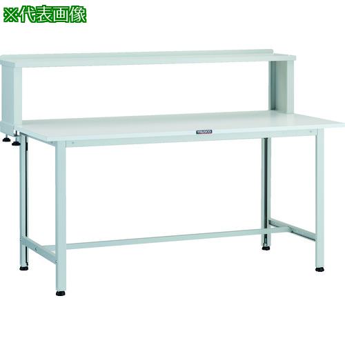 ■TRUSCO 軽荷重作業台(200kg)AO型 1500X600XH1044(全高) 上棚付 ホワイト色〔品番:AO1560YURB〕【1259167:0】[法人・事業所限定][直送元][店頭受取不可]｜ホームセンターバロー　店