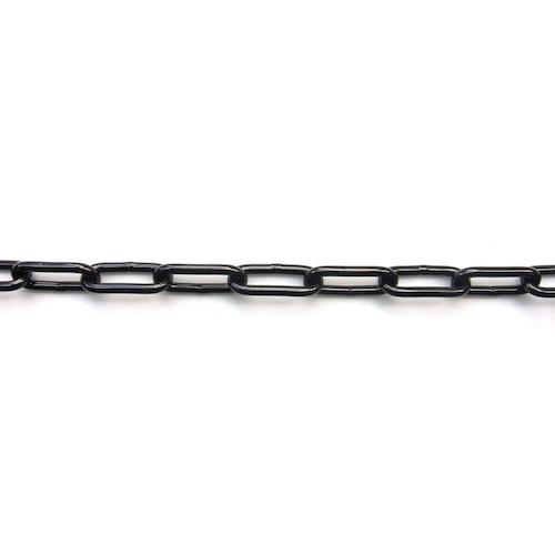 ■ニッサチェイン 鉄カラーヘビーリンク 30m巻 黒〔品番:RIW30EBK〕【1261498:0】[送料別途見積り][掲外取寄][店頭受取不可]｜ホームセンターバロー　店