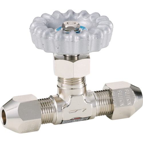 ■Fujikin 黄銅製ミニチュアバルブRV_1.96MPa〔品番:RV12R〕【1264376:0】[送料別途見積り][法人・事業所限定][外直送][店頭受取不可]