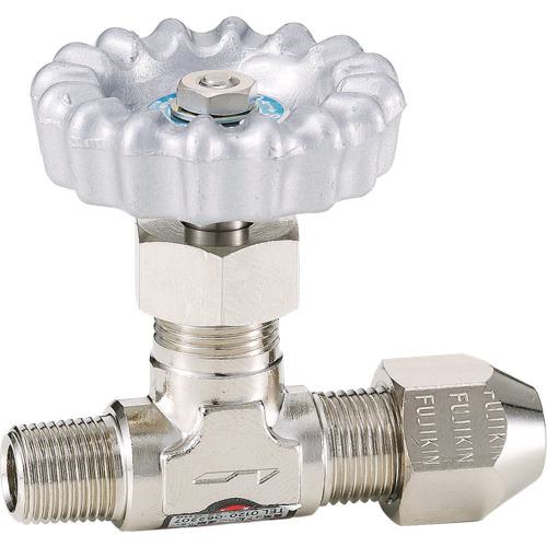 ■Fujikin 黄銅製ミニチュアバルブRV_1.96MPa〔品番:RV10AR〕【1264426:0】[送料別途見積り][法人・事業所限定][外直送][店頭受取不可]