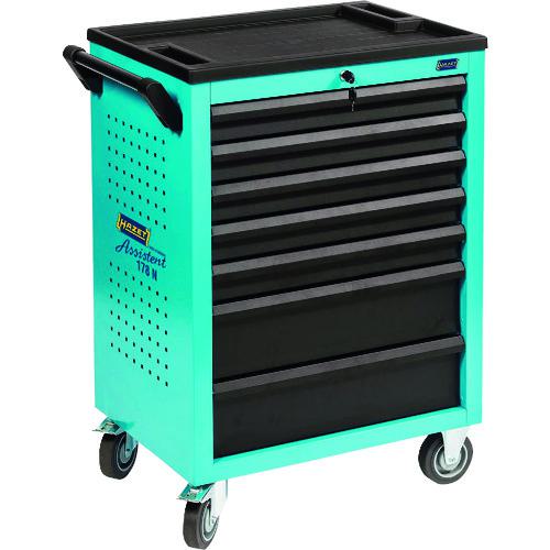 ■HAZET スチール製ワゴン ツールトロリー〔品番:178N7〕【1266645:0】[送料別途見積り][法人・事業所限定][直送][店頭受取不可]