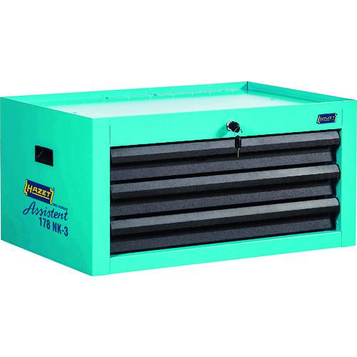 ■HAZET スチール製ワゴン178Nツールトロリー用トップチェスト〔品番:178NK3〕【1266646:0】[送料別途見積り][法人・事業所限定][直送][店頭受取不可]｜ホームセンターバロー　店