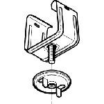 ■NEGUROSU 照明器具取付金具〔品番:DK1UK6〕【1271408:0】[送料別途見積り][掲外取寄][店頭受取不可]