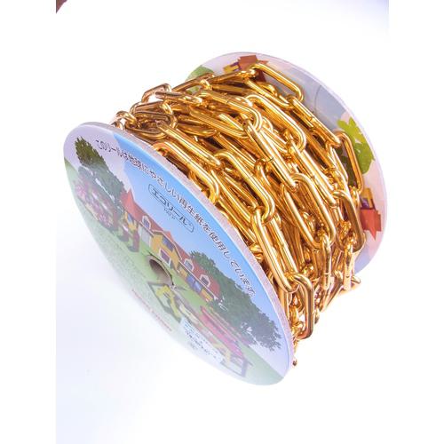 ■ニッサチェイン アルミ合金リンク 15m巻 金〔品番:RAL50GD〕【1272400:0】[送料別途見積り][掲外取寄][店頭受取不可]