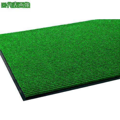 ■テラモト テラシックマット 緑 (耳なし)90cm&times;10m〔品番:MR0391551〕【1274178:0】[送料別途見積り][店頭受取不可]｜ホームセンターバロー　店