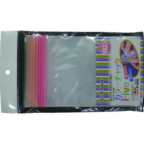 ■セイニチ ユニパック GP カラーチャック Five L〔品番:GPCOLORCHAKKUFIVEL〕【1275450:0】[送料別途見積り][掲外取寄][店頭受取不可] 10,544円
