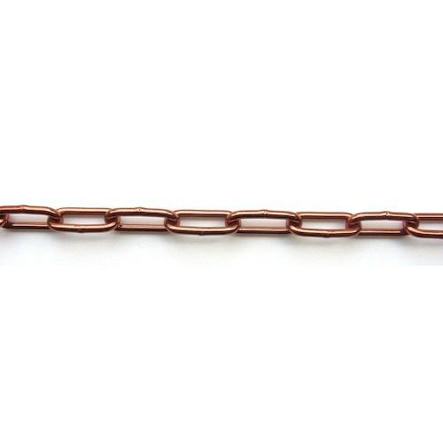 ■ニッサチェイン 鉄カラーヘビーリンク 30m巻 茶〔品番:RIW30EBR〕【1275637:0】[送料別途見積り][掲外取寄][店頭受取不可]｜ホームセンターバロー　店