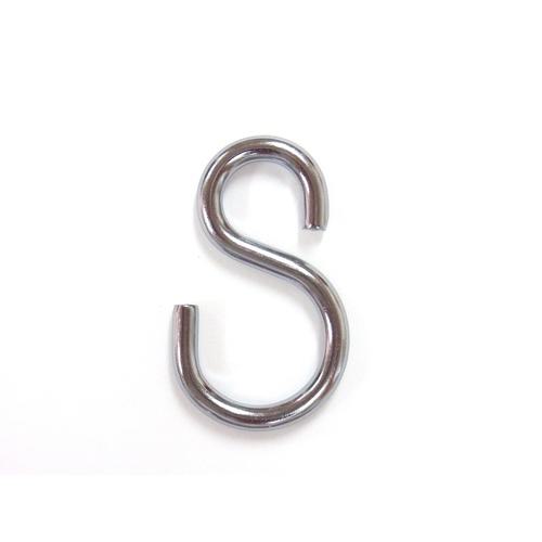 ■ニッサチェイン 代用クローム鉄Sフック (500個入)〔品番:ISH30CR〕【1280279:0】[送料別途見積り][掲外取寄][店頭受取不可]