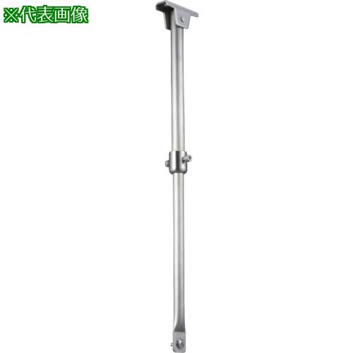 ■岡田 カーテンレール ベンダークリップ付伸縮吊棒1600(850~1600mm)〔品番:19Y84〕【1281536:0】[送料別途見積り][掲外取寄][店頭受取不可]