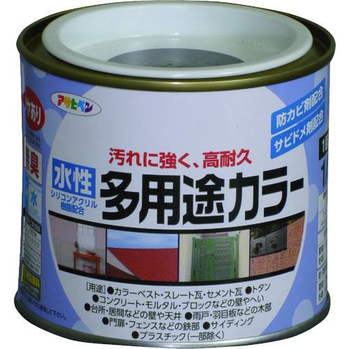 ■アサヒペン 水性多用途カラー1/5L オータムブラウン《6缶入》〔品番:460417〕【1283266×6:0】[送料別途見積り][掲外取寄][店頭受取不可]