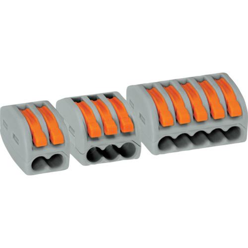 ■JAPPY ワンタッチコネクタ グレータイプ 40個入 電線数5本〔品番:WF5JB〕【1290511:0】[送料別途見積り][掲外取寄][店頭受取不可]