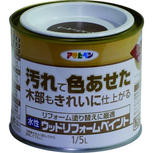 ■アサヒペン 水性ウッドリフォームペイント 1/5L ゴールデンオーク《6缶入》〔品番:462510〕【1309159×6:0】[送料別途見積り][掲外取寄][店頭受取不可]