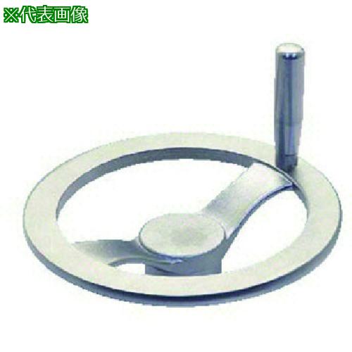 ■イマオ ハンドル ステンレスツースポークハンドル車(加工付) ハンドル径125mm〔品番:STH125HN15〕【1317780:0】[送料別途見積り][法人・事業所限定][掲外取寄][店頭受取不可]