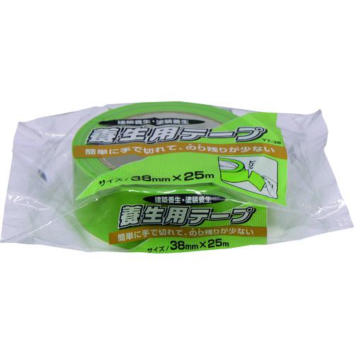 ■アサヒペン 養生用テープ 38mmX25m YT-38《10個入》〔品番:223906〕【1322667×10:0】[送料別途見積り][掲外取寄][店頭受取不可]