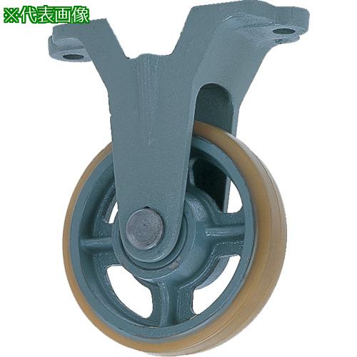 ■ヨドノ 鋳物中荷重用ウレタン車輪固定車付ベアリング入 180φ〔品番:USBK180〕【1323511:0】[送料別途見積り][掲外取寄][店頭受取不可]｜ホームセンターバロー　店