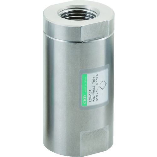 ■CKD チェック弁(流体用)〔品番:CCH15A〕【1330502:0】[送料別途見積り][店頭受取不可]