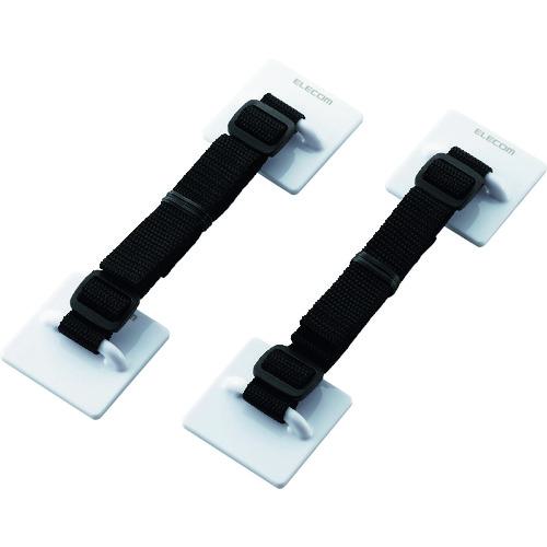 ■ELECOM TV用耐震ベルト ~75V用 粘着シールタイプ 2本入〔品番:TS002N2〕【1338415:0】[店頭受取不可] 4,182円