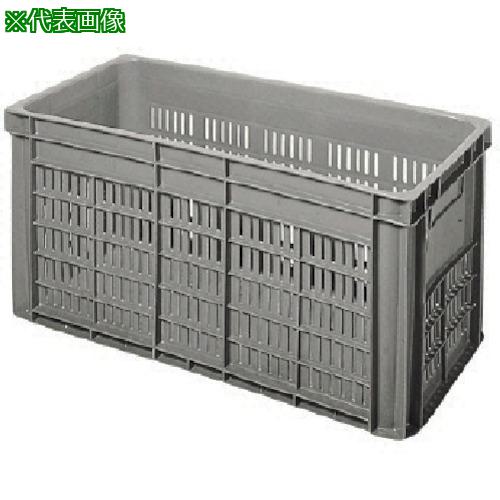 ■積水 農業用R型コンテナ R-1-PP別注品 グレー《500個入》〔品番:R1〕【1343394×500:0】[送料別途見積り][法人・事業所限定][外直送][店頭受取不可]