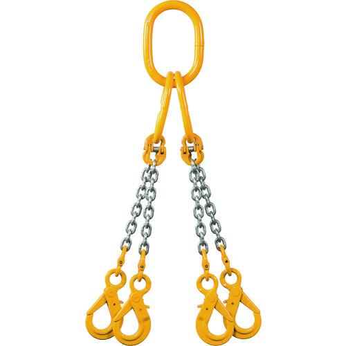 ■象印 チェーンスリング100(アイタイプ) ロッキングフック 使用荷重6.4t〔品番:4TGSHE10〕【1347517:0】[送料別途見積り][法人・事業所限定][外直送][店頭受取不可]｜ホームセンターバロー　店